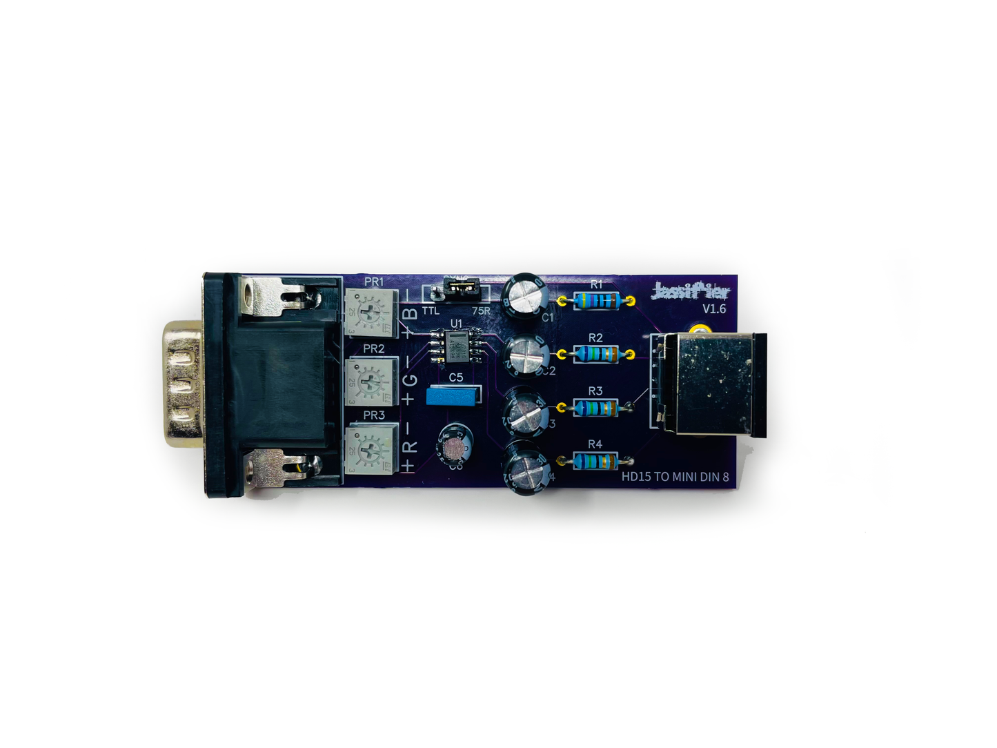 Jassifier (HD15 to Mini-Din 8)